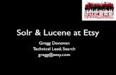 Solr & Lucene at Etsy