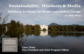 Shine, clare   media academy sustainability presentation shine (21 july 2015)