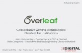 Collaborative writing technologies: Overleaf for institutions