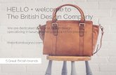 The British Design Company lookbook for Summer '15