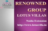 Renowned Group- Lotus Villas