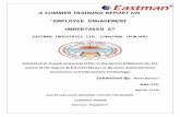 Summer Training Report on Eastman Industries LTD.
