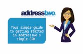Setting Up Your Simple CRM - AddressTwo