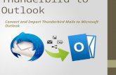 How to Switch from Thunderbird to Outlook 2013 and 2010