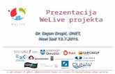 Prezentacija We Live projekta / We Live project presentation