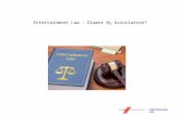 Entertainment law glamor by association