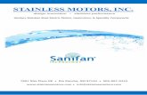 Sanitary Stainless Steel Motors, Gearmotors & Specialty Components