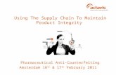 Pharma Anti-Counterfeiting Amsterdam Feb 2011