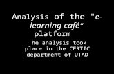 Usability and Accessibility of the "E-Learning Cafe" Platform
