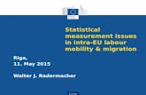 ETTW: Mr. Walter Radermacher, Director General, Eurostat, European Commission