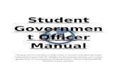 Student Government Officer Manual