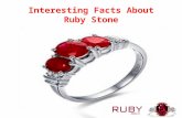 Interesting facts about  ruby stone