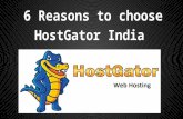 6 reasons to choose hostgator india