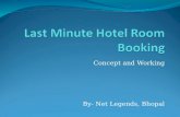 Last minute hotel room booking