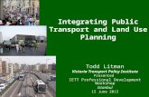 Istanbul IETT Professional Development Workshop, #4 of 6_Transit & Land Use