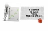 5 Mistakes To Avoid When Trading Options
