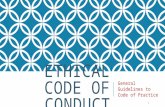 Professional ethical conduct