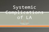 Systemic complications of Local Anesthesia