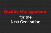 David Ruting Commant, presentatie Quality Management for the Next Generation voor KKNH Kwaliteitscongres 20150618