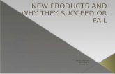 New products and why they succeed or fail