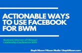 Actionable Ways to Use Facebook for Business Women of Missouri