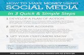How to Make Money Using Social Media in 3 Simple Steps