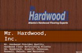 Hardwood flooring and iron railing installation