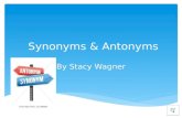 Synonyms & antonyms wagner