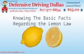 Knowing the Basic Facts Regarding the Lemon Law