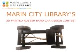Marin City Library's 3D Printed Rubber Band Car Contest Presentation