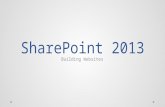 Share point 2013 Building Websites