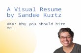 Sandee Kurtz: My visual resume