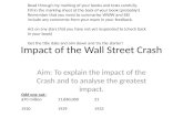 Impact of the wall street crash Power Point
