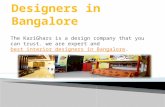 Best interior designers in bangalore   thekarighars.com