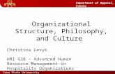 Iowa State University - Organizational Culture Presentation (Christina Lesyk, PhD student)