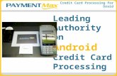 Android credit card solution