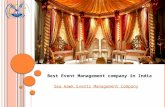Best Event Management company in India