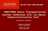 Orbitron STS as Space Industrialization Tool