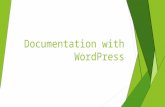 Documentation with word press