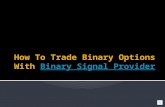 Binary Signals Provider