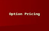 11. option pricing