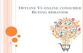 Study of consumer behavior_Offline Vs Online buying behavior