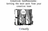 Creative confessions: How to get the best work from your creative team