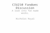Ciu210 fandoms discussion