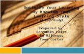 Optimize Your Learning By Knowing Your Learning Style - A Self Study