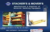 Pallet Trucks And Cranes by Stacker's And Mover's India Manufacturing Company, Ahmedabad