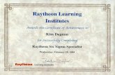 Raytheon - Raytheon Six Sigma Specialist