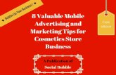 8 valuable mobile advertising and marketing tips for cosmetics store business