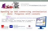 Opening up and connecting antimalarial data: Progress with caveats