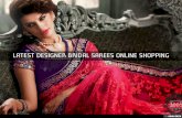 Latest Designer bridal sarees online shopping